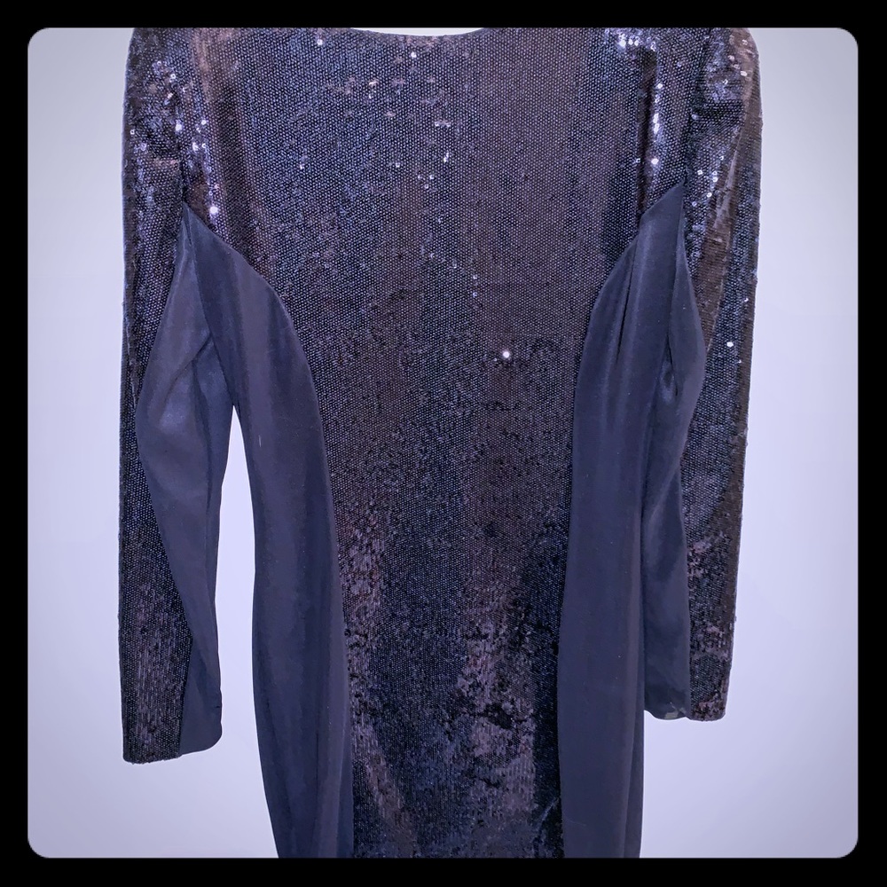 Kardashian’s for Bebe sequin dress.